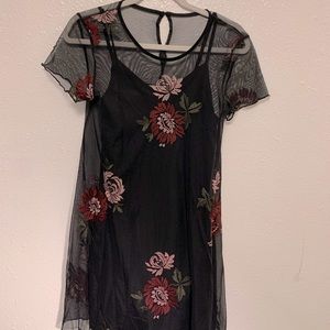 Cute embroidered floral dress from Francesca’s!